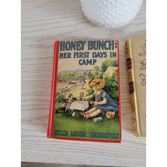 2 Vintage Honey Bunch Books  First Summer on the Island, Days in Camp - Picture 2 of 8